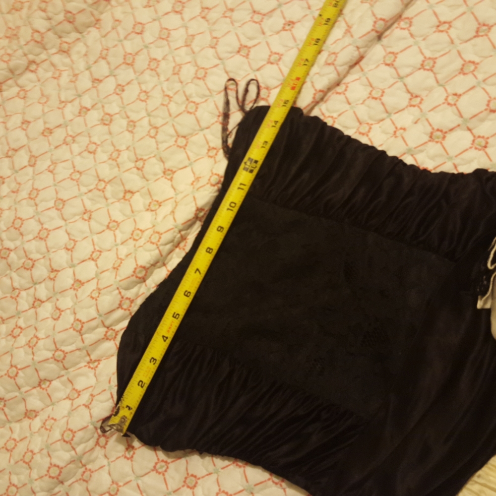 drop waist strapless corset, assymetric dress - Picture 13 of 13